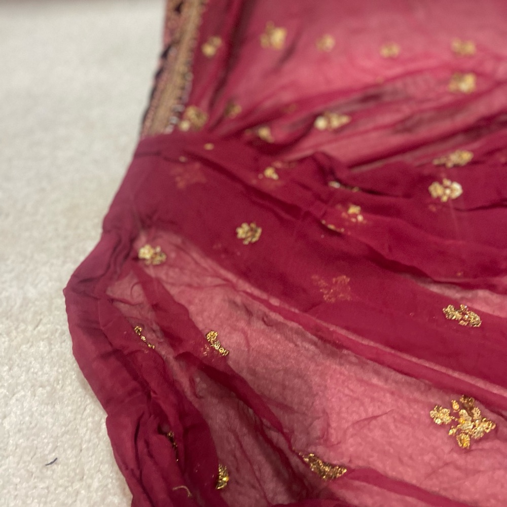 Beautiful Maria b handmade saree - Picture 12 of 16